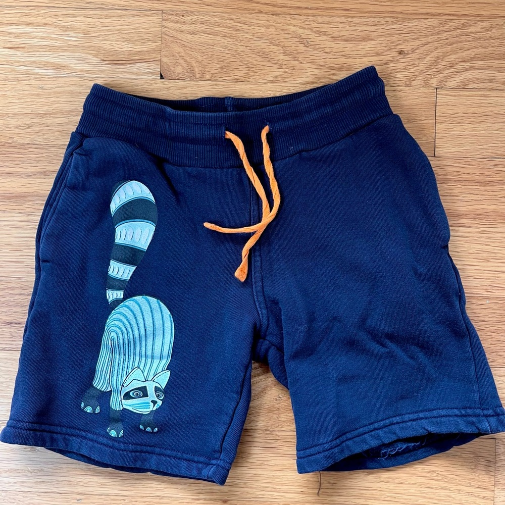 Filemon Kids raccoon shorts VGUC 104/110
